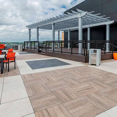 Porcelain Pavers - Woodtek "Tectona"