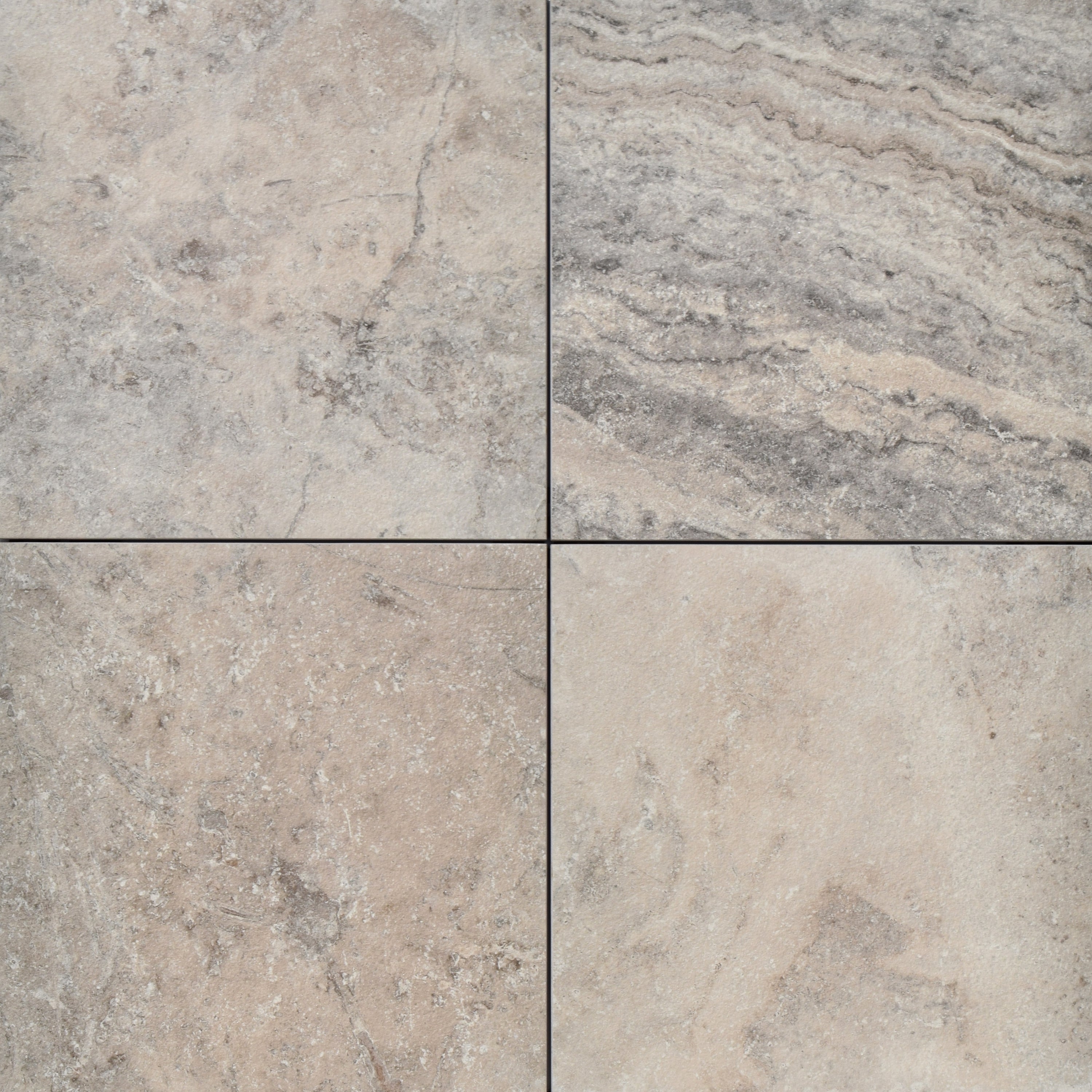 Porcelain Pavers - Travertine Look "Cappuccino"