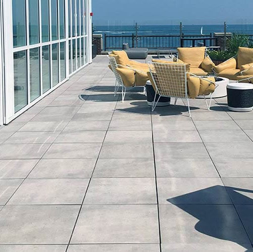 Porcelain Pavers - Cementek "Cemento"