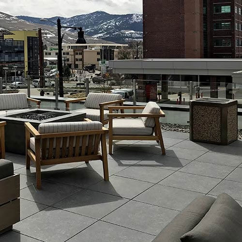 Porcelain Pavers - "Charcoal"