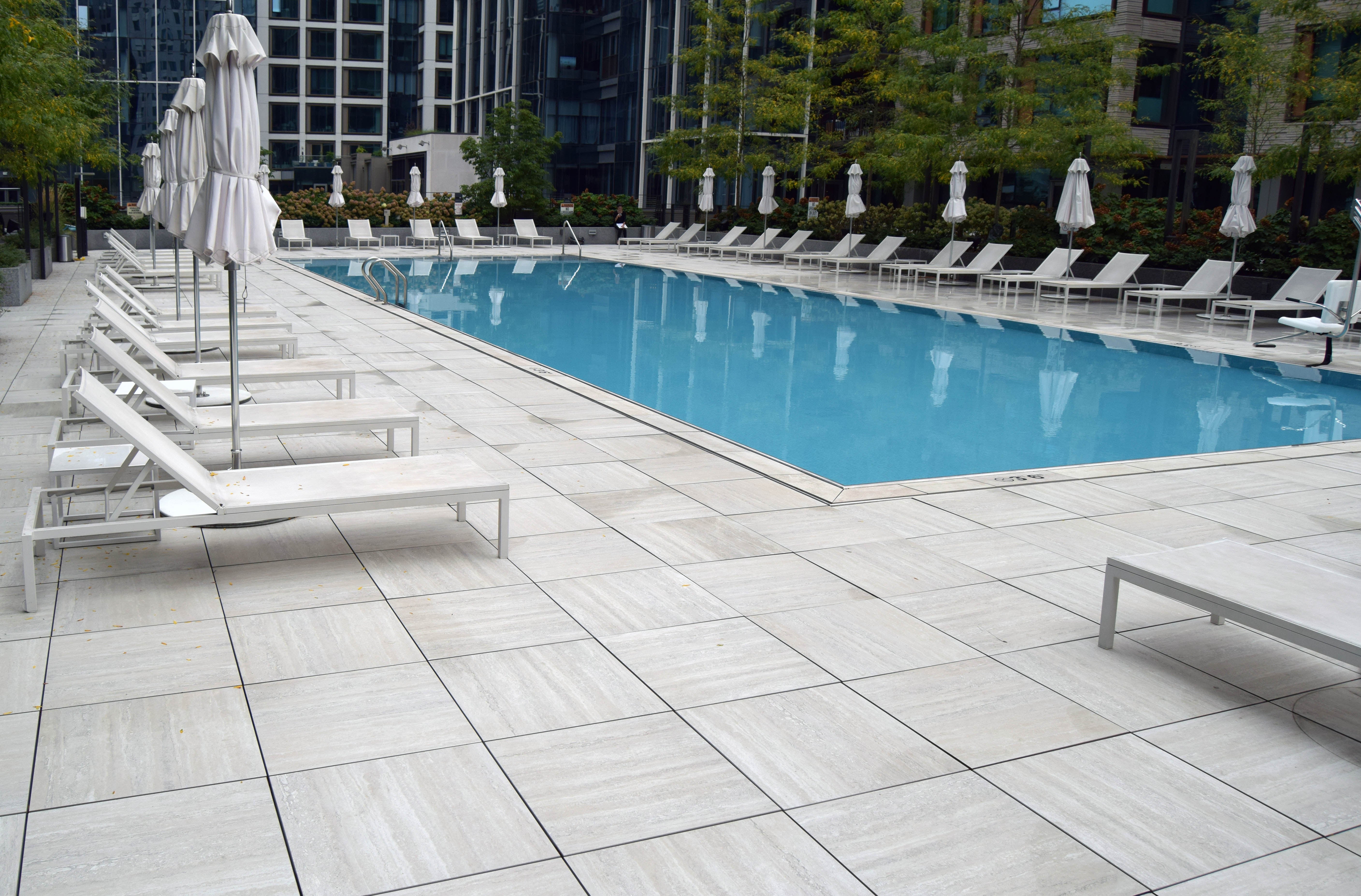 Porcelain Pavers - Travertine Look "Pearl"