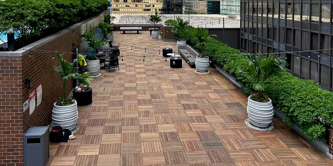 Structural Ipe Wood Tiles