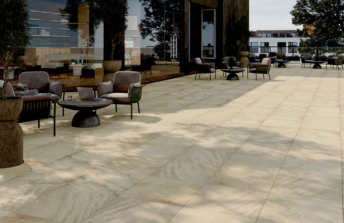 Porcelain Pavers - Quartzite "Sandy Island"