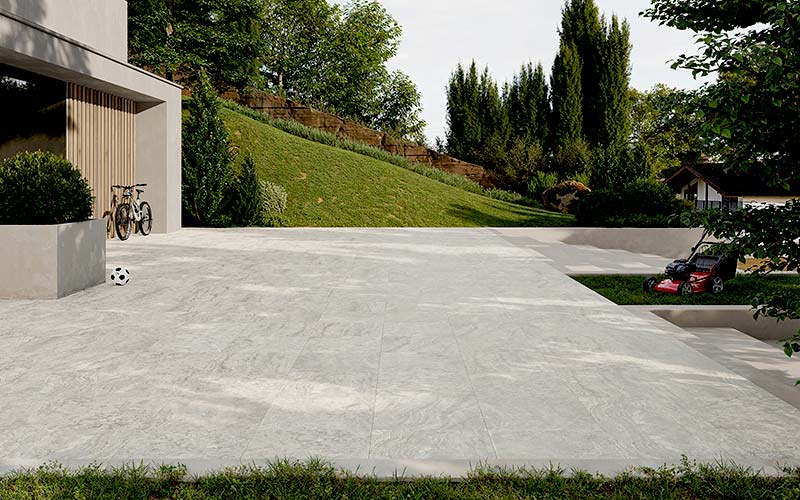 Porcelain Pavers - Travertine Look "Shell"