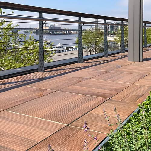 Porcelain Pavers - Woodtek "Lapacho"