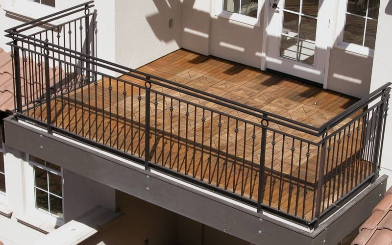 Interlocking Ipe Wood Tiles