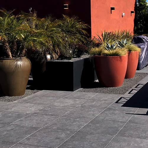 Porcelain Pavers - "Charcoal"
